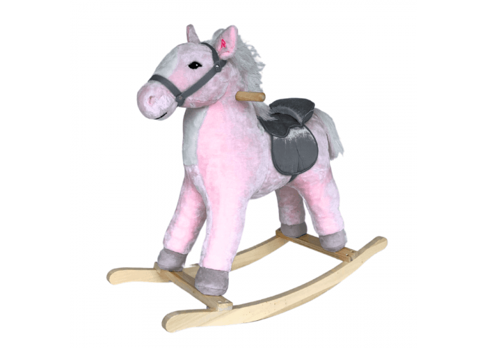 BergHOFF Rocking Horse with Deluxe Saddle (large) - Pink