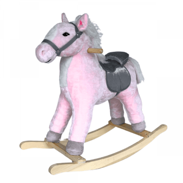 BergHOFF Rocking Horse with Deluxe Saddle (large) - Pink