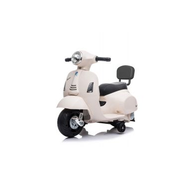 Mini vespa electric childrens scooter white