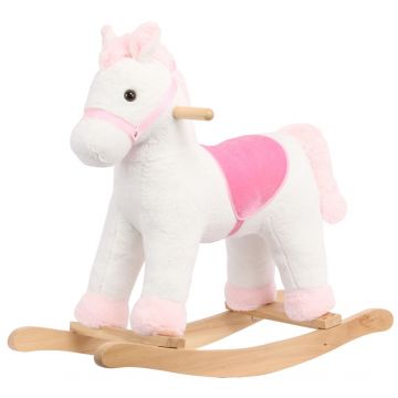 BergHOFF Unicorn Rocking Horse for Kids (Small) - White