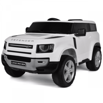 Land Rover Defender Electric Kids Car 12V - White