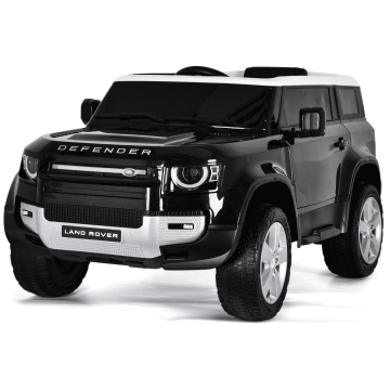 Land Rover Defender Electric Kids Car 12V - Black