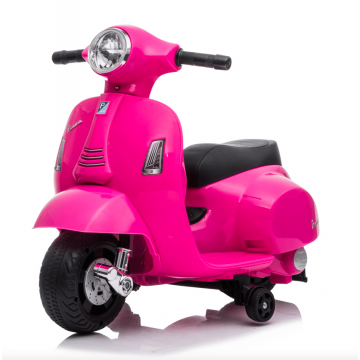 Mini vespa electric childrens scooter pink